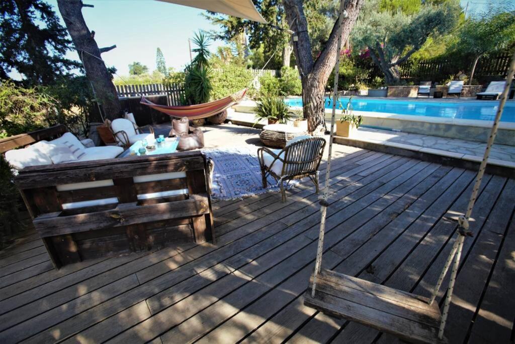 Villa Eleni Kaap Soenion Buitenkant foto